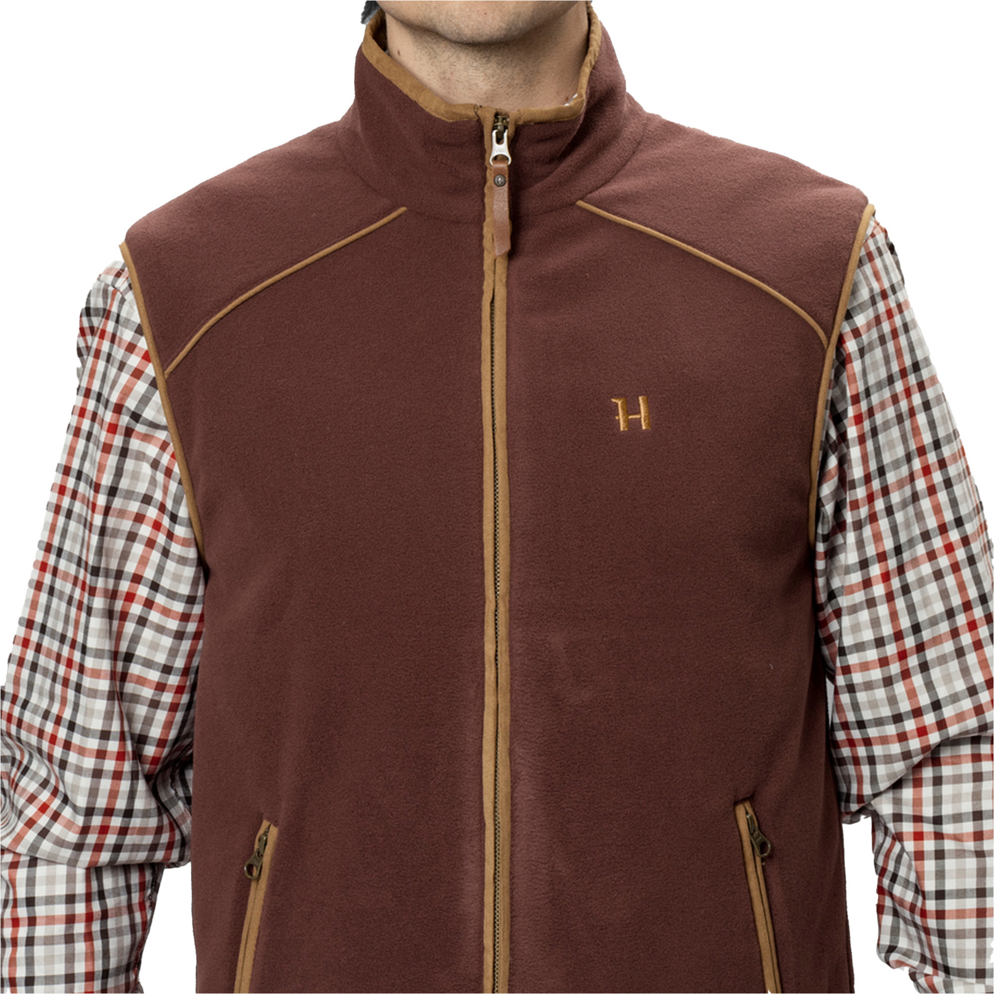 2026 Harkila Herren Sandhem 200 Weste 1201153 - Burgundy
